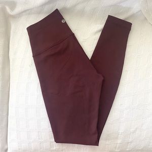 Lululemon Wunder Under High-Rise Tight 31" *Full-On Luon Sz 6 Tall